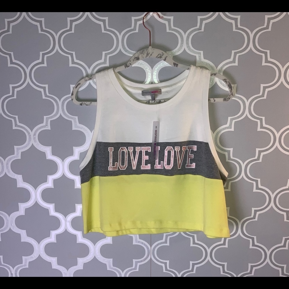 Inspired hearts tee